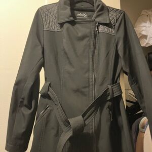 Sebby Collection Water Proof Coat. New. Very Cozy and Comfortable. Size L Black